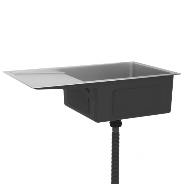 Fregadero de cocina hecho a mano de acero inoxidable M 4