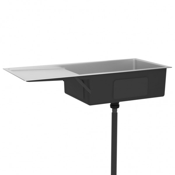 Fregadero de cocina hecho a mano de acero inoxidable M 4