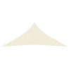 Toldo de vela HDPE color crema 160 g/m² 4x5x5 m 3
