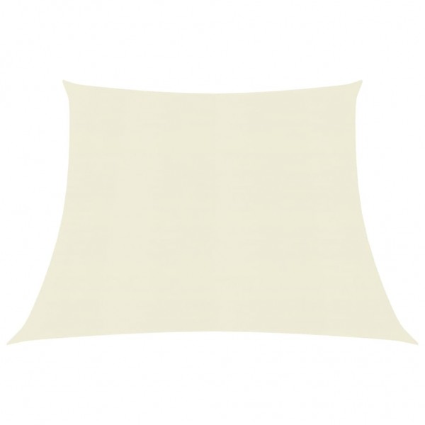 Toldo de vela HDPE color crema 160 g/m² 4/5x3 m D