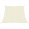 Toldo de vela HDPE color crema 160 g/m² 4/5x3 m 1