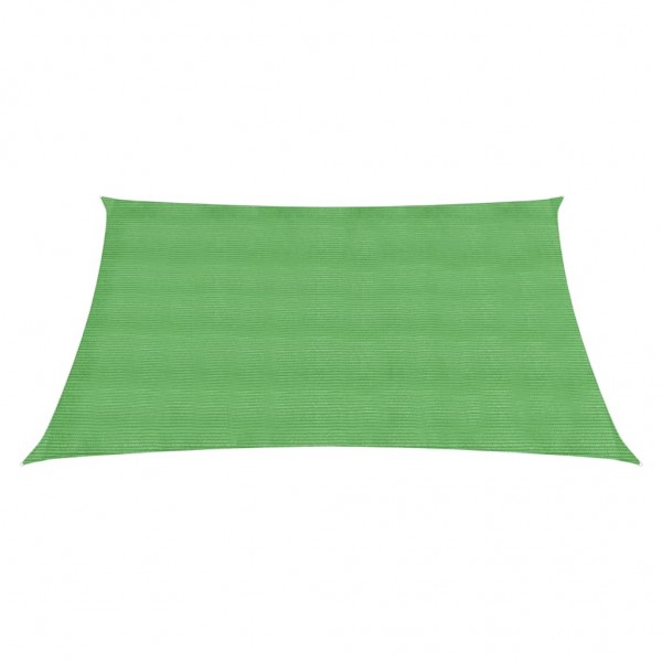 Para-sol estilo vela 160 g/m² 3.6x3.6 m PEAD verde-claro M 3