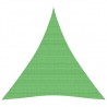Toldo de vela HDPE verde claro 160 g/m² 5x6x6 m 1