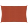 Toldo de vela HDPE terracota 160 g/m² 2x4.5 m 1
