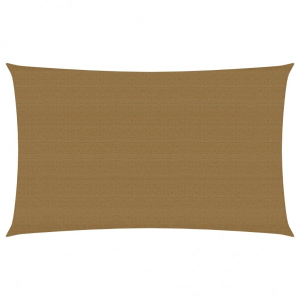 Toldo de vela HDPE gris taupe 160 g/m² 2x4.5 m D