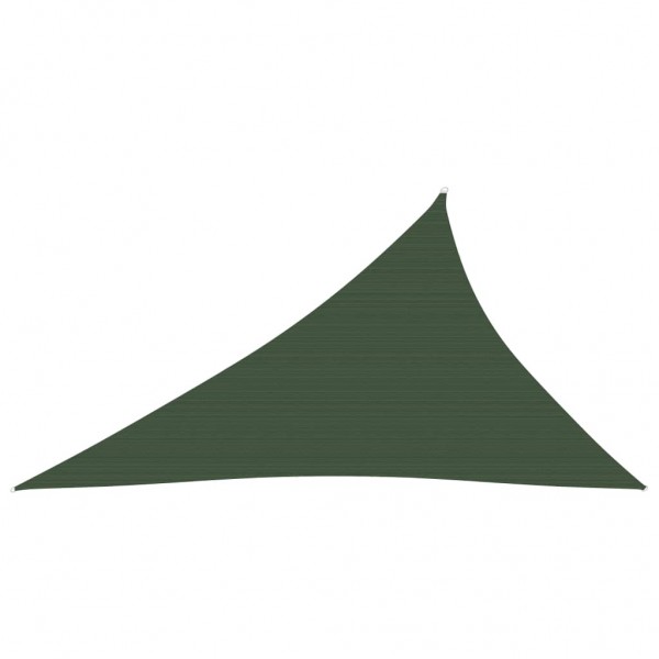 Toldo de vela HDPE verde oscuro 160 g/m² 4x5x6.8 m M 3