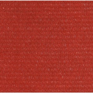 Para-sol estilo vela 160 g/m² 3/4x3 m PEAD vermelho H