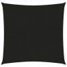 Toldo de vela HDPE negro 160 g/m² 2x2 m 1