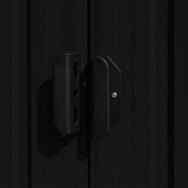 Cobertizo jardín acero galvanizado gris antracita 257x779x181cm M 2