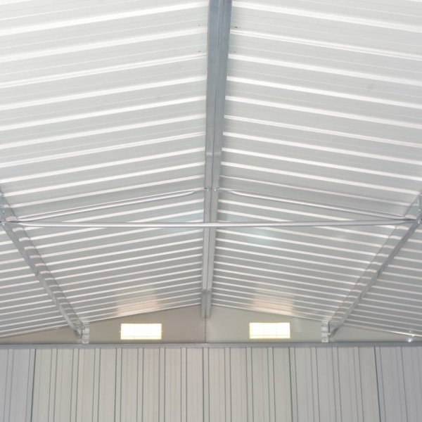 Abrigo de jardim 257x779x181 cm aço galvanizado antracite M 3