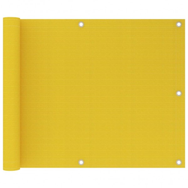 Toldo para balcón HDPE amarillo 75x600 cm D