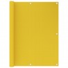 Toldo para balcón HDPE amarillo 120x500 cm 1