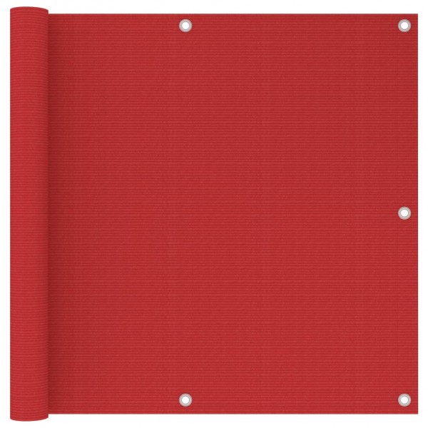 Toldo para balcón HDPE rojo 90x300 cm D