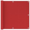Toldo para balcón HDPE rojo 90x300 cm 1