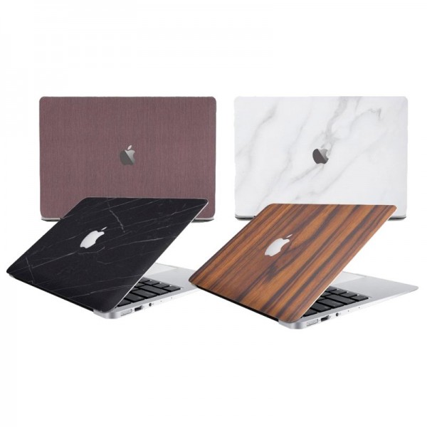 Protector Vinilo Trasero Colorful Devia Portátil 15 pulg Madera Turquesa M 3