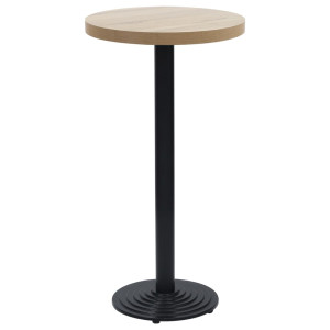 Pata de mesa de bistró hierro fundido negro Ø43x107 cm H