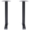 Patas de mesa de bistró 2 uds hierro fundido negro 61x8x72 cm 3