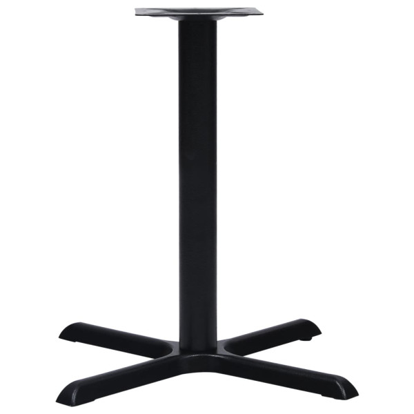 Pata de mesa de bistró hierro fundido negro 76x76x72 cm M 3