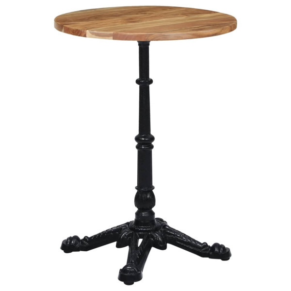 Pata de mesa de bistró hierro fundido negro 52x52x72 cm M 2