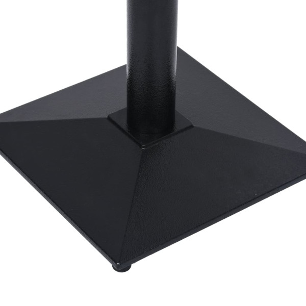 Pata de mesa de bistró hierro fundido negro 41x41x72 cm M 5