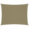 Toldo de vela rectangular tela oxford beige 6x7 m 1