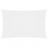 Para-sol estilo vela tecido oxford retangular 2.5x5 m branco 1