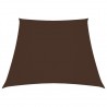 Toldo de vela trapezoidal de tela oxford marrón 2/4x3 m 1