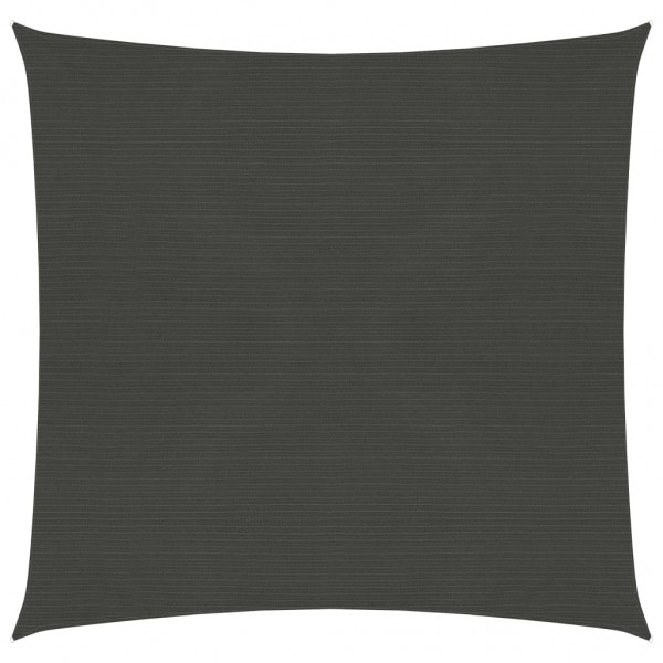 Toldo de vela gris antracita HDPE 160 g/m² 4x4 m D