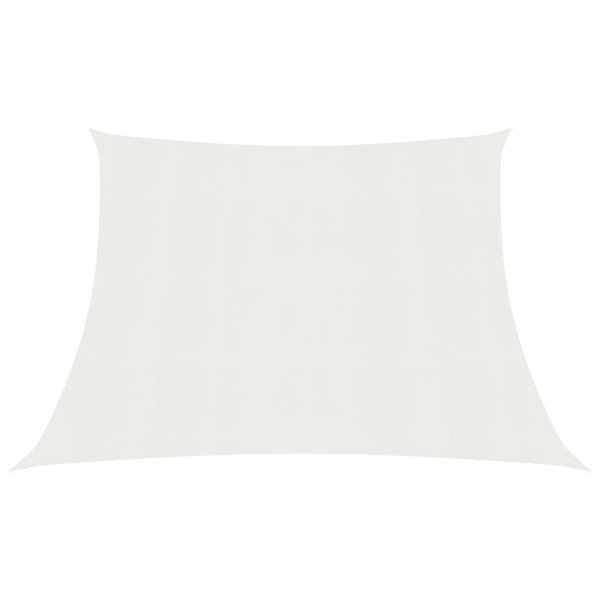 Toldo de vela blanco HDPE 160 g/m² 3/4x3 m D
