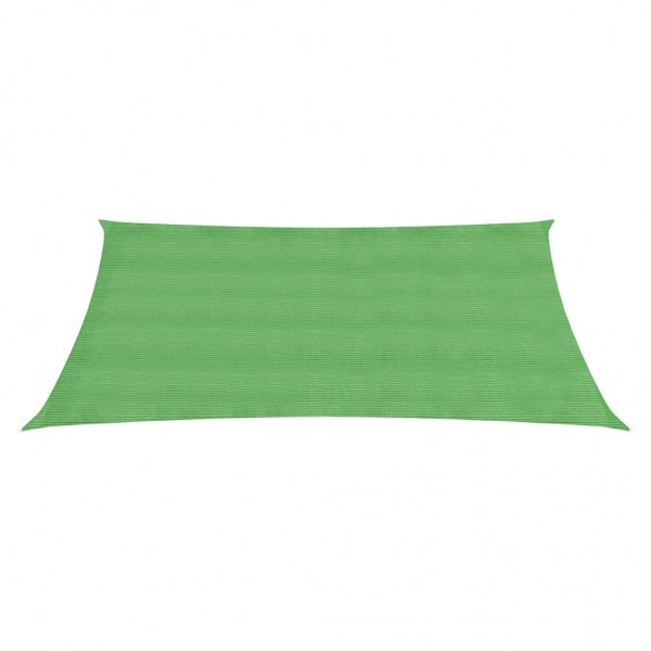 Para-sol estilo vela 160 g/m² 3.5x4.5 m PEAD verde-claro M 3