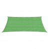 Toldo de vela HDPE verde claro 160 g/m² 3.5x4.5 m 3