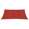 Toldo de vela rojo HDPE 160 g/m² 4.5x4.5 m 3