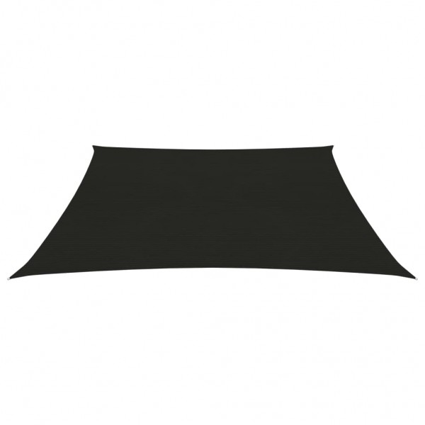 Toldo de vela HDPE negro 160 g/m² 4.5x4.5 m M 3