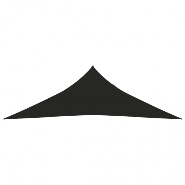 Toldo de vela HDPE negro 160 g/m² 4x4x5.8 m M 3