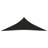 Toldo de vela HDPE negro 160 g/m² 4x4x5.8 m 3