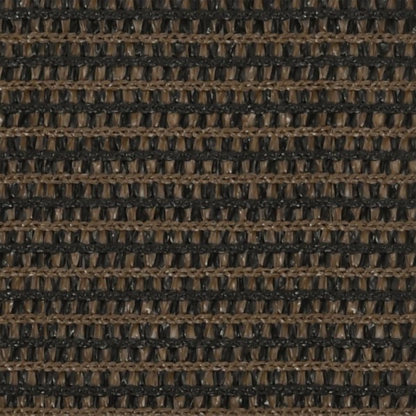 Para-sol estilo vela 160 g/m² 2.5x4 m PEAD preto M 2