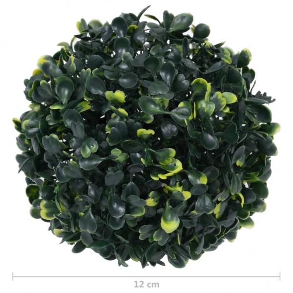 Bolas de buxos artificiais 4 pcs 12 cm M 4