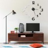 Reloj 3D de pared con diseño moderno blanco y negro 100 cm XXL 1