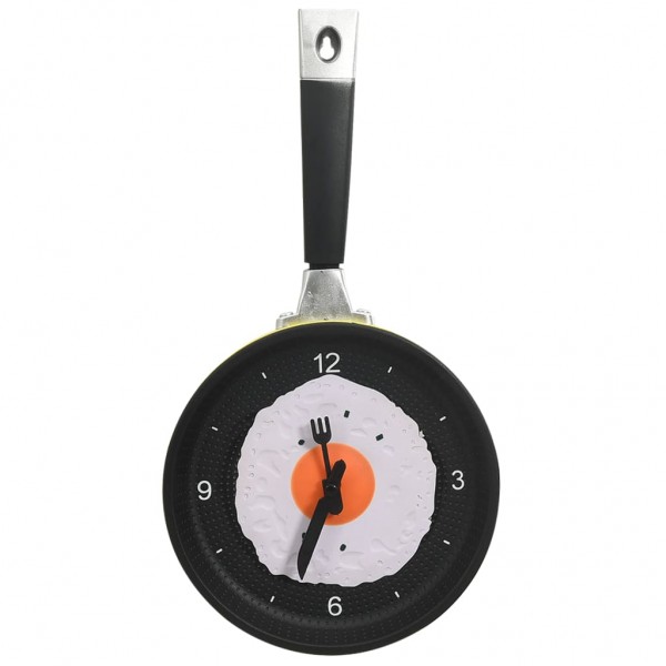 325164  Wall Clock with Fried Egg Pan Design 18.8 cm M 2