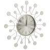325165  Wall Clock Silver 40 cm Metal 3