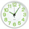 Reloj de pared luminoso blanco 30 cm 1