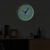Reloj de pared luminoso blanco 30 cm 3
