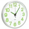 Reloj de pared luminoso blanco 30 cm 4