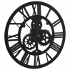Reloj de pared acrílico negro 30 cm 3