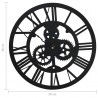 Reloj de pared acrílico negro 30 cm 5