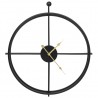 Reloj de pared de hierro negro 52 cm 2