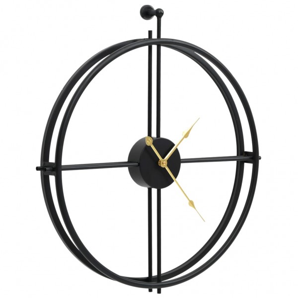 Reloj de pared de hierro negro 52 cm M 3