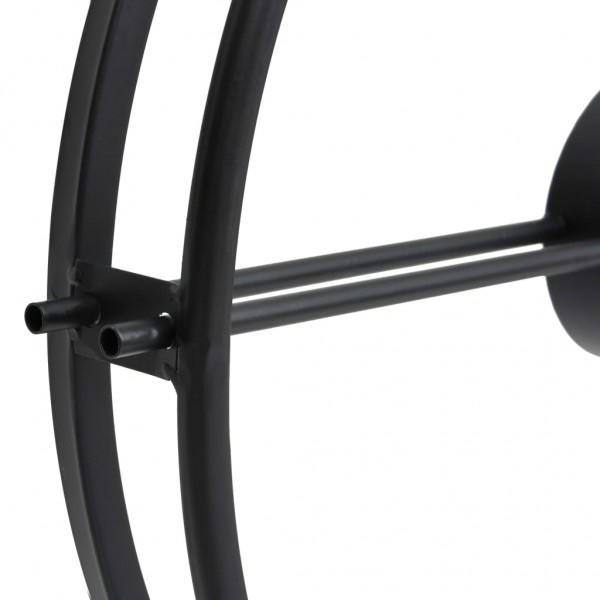 Relógio de parede 52 cm ferro preto M 4