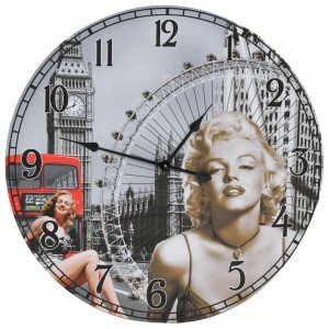 Reloj de pared vintage Marilyn Monroe 60 cm H