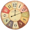 Reloj de pared vintage colorido 60 cm 2